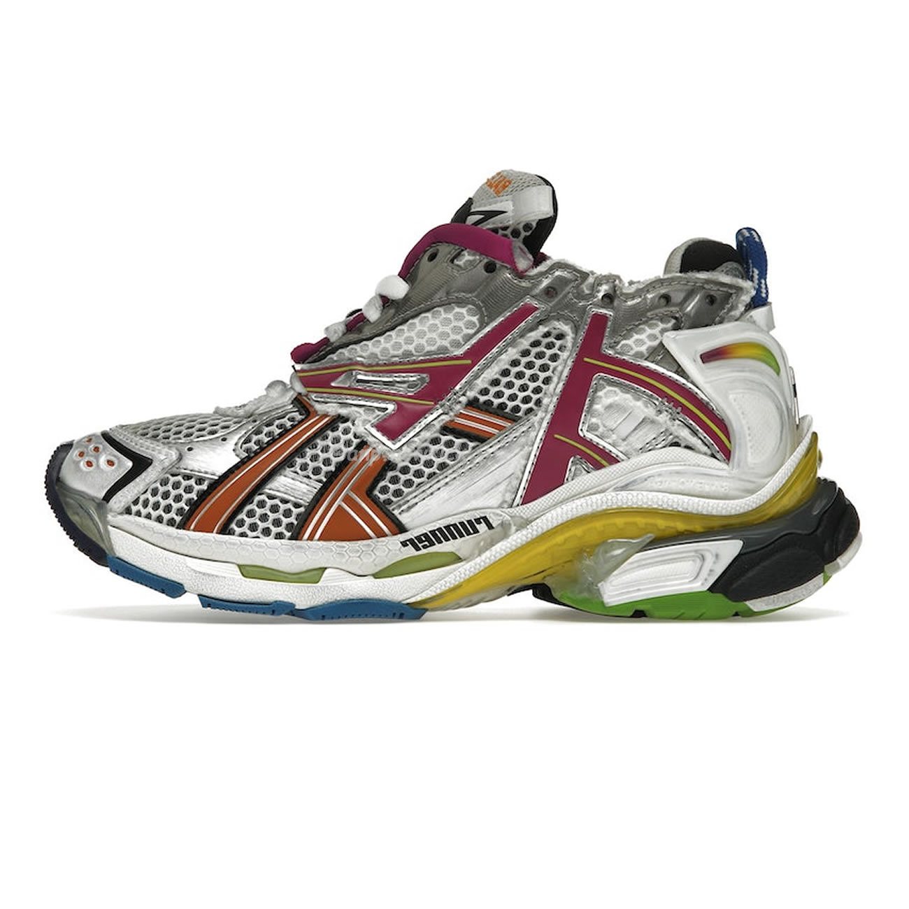 Balenciaga Runner White Grey Silver Black Blue Multicolor Burgundy (8) - www.newkick.vip
